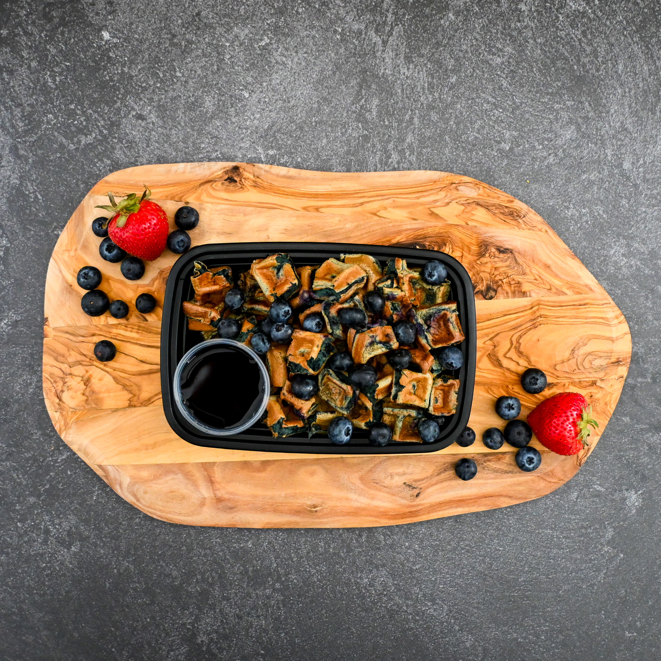 BLUEBERRY PROTEIN WAFFLES