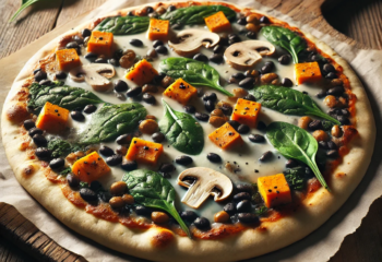 SWEET POTATO BLACK BEAN PIZZA SWEET POTATO BLACK BEAN PIZZA