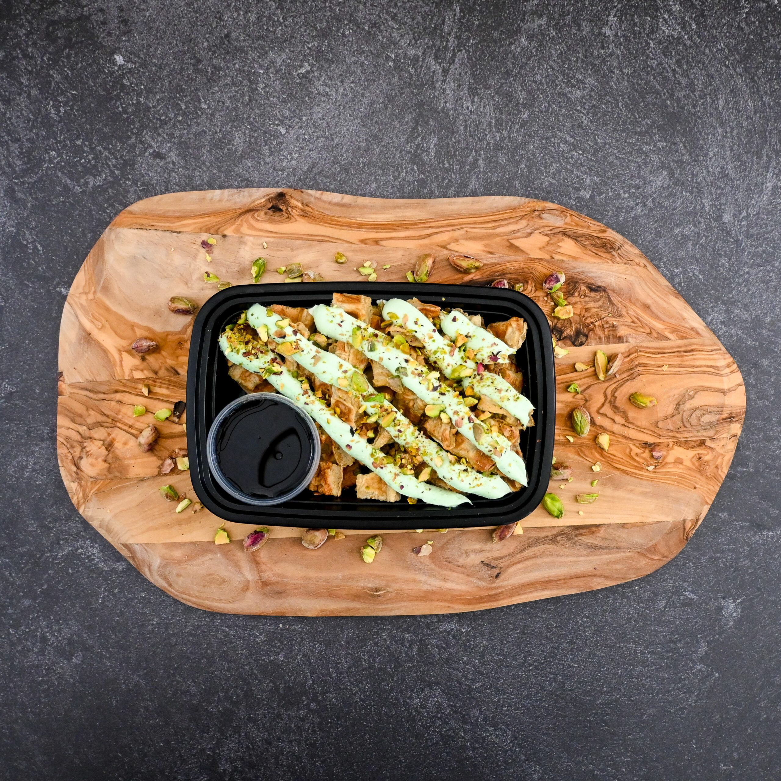 PISTACHIO CREAM PROTEIN WAFFLES