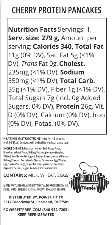CHERRY PIE PROTEIN PANCAKE BITES - Image 2