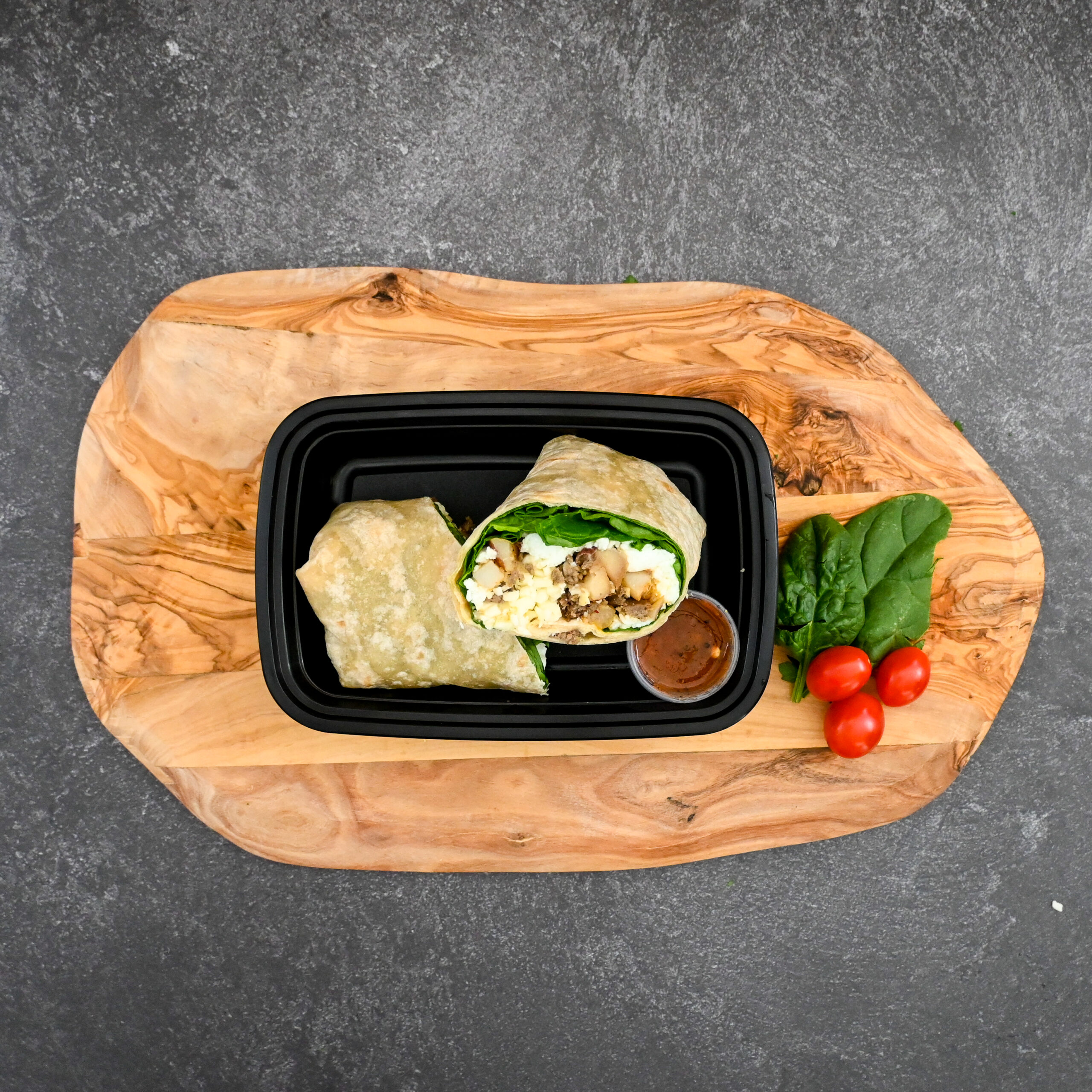 TURKEY SAUSAGE EGG WHITE BURRITO